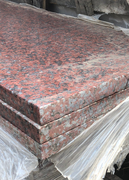 granite african red steps