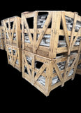 Travertine Silver Premium Crazy Pave 30mm