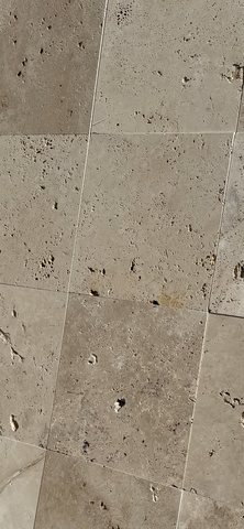 Travertine Tumbled Pavers 406x406x30 - 2nd Grade  . Lot 404