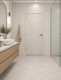 Matt White Porcelain Subways, 75x300mm, lot 501