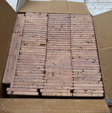Travertine Rosso Tumbled 100x100x12