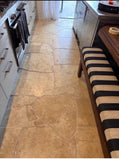 TRAVERTINE CLASSIC HONED/UNFILLED  610x610x12 COMMERCIAL GRADE Lot 456