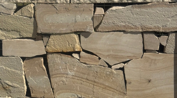 Crazy Pave  NaturalTeak Sandstone .25-30mm Price per M2- Sandstone 11