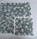 Crazy pave marble tumbled on 300x300 mesh sheets.  Price per each Lot 456