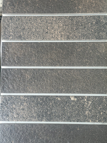 Rustic Brown Porcelain Tile 300x70x10 Lot 433