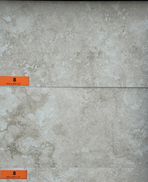Travertine Ivory Porcelain. Tile Auctions Display 8
