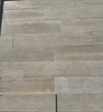 Travertine light veincut plank natural stone tiles honed/ filled 152xFLx12 Lot 300