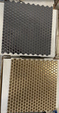 Gold Orro and Platinum Chromo Mosaic Tile 30x32x10