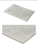 Travertine Look Silver Porcelain Pool Coping 600x368x20 . Tile Auctions 