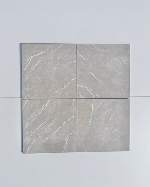 Porcelain marble matt grey tile 300x300x10 Lot 321 Tile Auctions