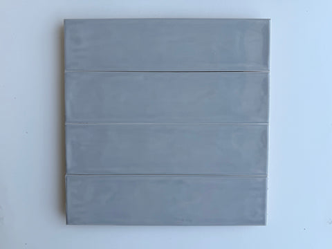Subway Pewter Gloss Wall Tile 300x75x10 Lot 335