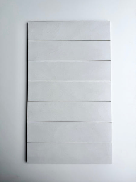 Matt White Porcelain Subways, 75x300mm, lot 501