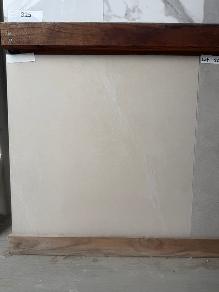 Thunder Ivory Porcelain Tile, 600x600x10  Job Lot 515