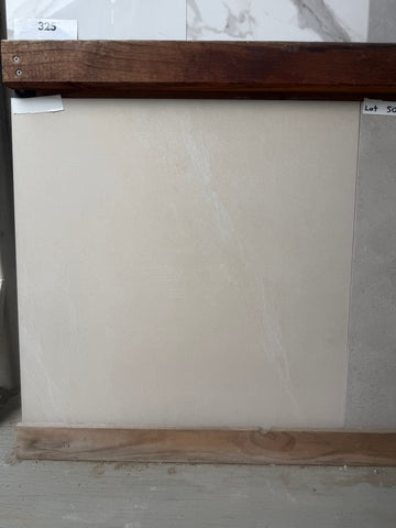 Thunder Ivory Porcelain Tile, 600x600x10  Job Lot 515