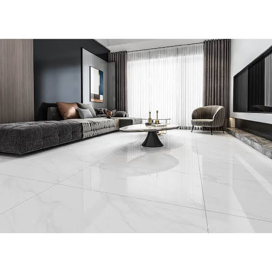 Calacatta Vero Polished Porcelain Tile 600x1200x10 Lot 517