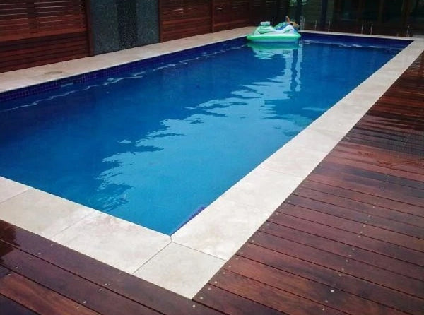 Travertine Tumbled Pool Coping