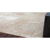 Travertine Tumbled Turkey Pavers 30mm