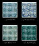 Leyla Design Glass Pool Mosaic Tiles - View Range.