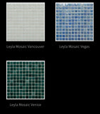 Leyla Design Glass Pool Mosaic Tiles - View Range.