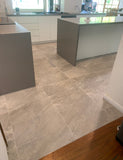 Elegant Grey limestone look porcelain tile 59x29x10