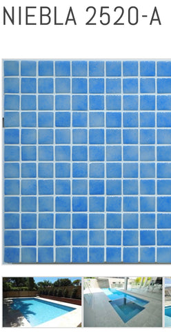 Niebla Pool Mosaics 25mm