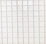 Spanish glass mosaics white  antislip
