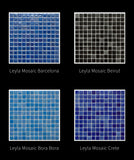 Leyla Design Glass Pool Mosaic Tiles - View Range.