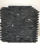 Nero marquina  interlock mosaic