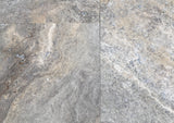Travertine Silver Renzo French Pattern Honed/ filled / rectified 12mm
