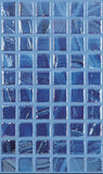 Glass mosaics Titanium blue per sheet