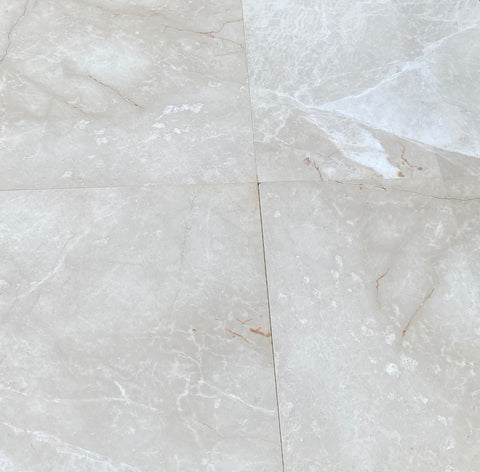 Marble Bianco Rosso Tile 610x610x12