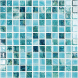 Nature glass mosaics 25x25 on sheets.