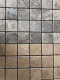 TRAVERTINE  TUMBLED MOSAIC SELECTION