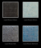 Leyla Design Glass Pool Mosaic Tiles - View Range.