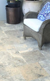 Travertine Silver Renzo French Pattern Honed/ filled / rectified 12mm